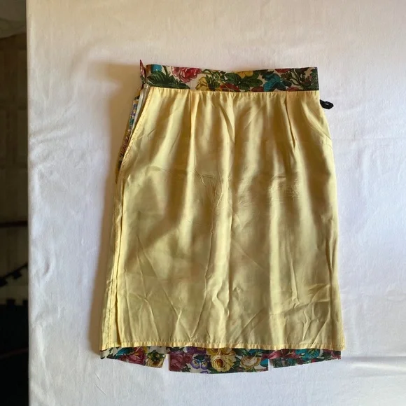 Vintage Geiger Knee Length Floral Skirt Sz 40/US 8 Cottagecore Romantic Summer - Picture 10 of 13